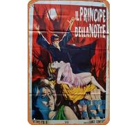 Zuhhgii Devils of Darkness Movie Poster Retro Film Tin Sign Cafe Restaurant Home Wall Retro Club Restaurant Man Cave Gift Vintage Metal Sign 12x8 inch.