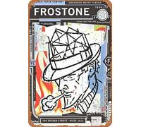 Zuhhgii Dick Tracy Frostone Movie Poster Retro Film Tin Sign Cafe Restaurant Home Wall Retro Club Restaurant Man Cave Gift Vintage Metal Sign 12x8 inch.