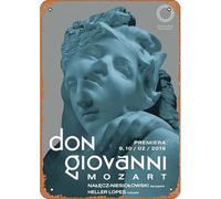 Zuhhgii Don Givanni - Mozart,Polish Opera Poster Movie Poster Retro Tin Sign 8x12inch,Film Poster Art Classic Television Posters Music posters Store Karaoke Pubs Club Gift Plaque Man Cave Gift Wall