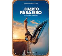 Zuhhgii El Cuarto Pasajero (Blanca Suarez,Ernesto Alterio) Movie Poster Tin Sign Movie Cinema Theater 8x12 inches - Vintage Film Music Metal Tin Sign for Home Bar Pub Garage Decor Gifts