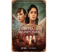 Zuhhgii El Grito De Las Mariposas (Sandy Hernandez, Susana Abaitua) Movie Poster Tin Sign Film Movie Cinema Theater 8x12 Inches - Vintage Metal Tin Sign for Home Bar Pub Garage Decor Gifts