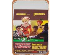 Zuhhgii Frankie and Johnny Movie Poster Retro Film Tin Sign Cafe Restaurant Home Wall Retro Club Restaurant Man Cave Gift Vintage Metal Sign 12x8 inch.