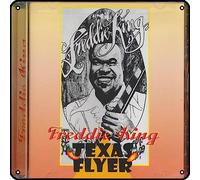 Zuhhgii Freddie King - Texas Flyer Metal Signs Vintage Rock Music Wall Decor Man Cave Tin Sign Gym Pool Bar Bathroom Yard Garage Pub Plaque Poster Wall Art Sign 12x12 Inch