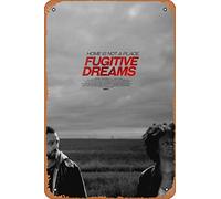Zuhhgii Fugitive Dreams (April Matthis,Robbie Tann) Movie Poster Tin Sign Movie Cinema Theater 8x12 inches - Vintage Film Music Metal Tin Sign for Home Bar Pub Garage Decor Gifts