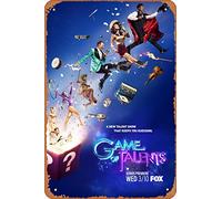Zuhhgii Game Of Talents (Wayne Brady,Fox) TV Show Poster Tin Sign Movie Cinema Theater 8x12 inches - Vintage Film Music Metal Tin Sign for Home Bar Pub Garage Decor Gifts