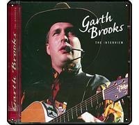 Zuhhgii Garth Brooks - The Interview Metal Signs Vintage Rock Music Wall Decor Man Cave Tin Sign Gym Pool Bar Bathroom Yard Garage Pub Plaque Poster Wall Art Sign 12x12 Inch
