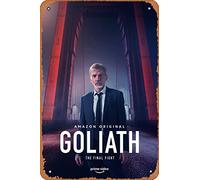 Zuhhgii Goliath (Billy Bob Thornton,Tania Raymonde) TV Show Poster Tin Sign Movie Cinema Theater 8x12 inches - Vintage Film Music Metal Tin Sign for Home Bar Pub Garage Decor Gifts