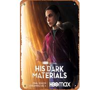 Zuhhgii His Dark Materials (Dafne Keen,Lyra Silvertongue) TV Show Poster Tin Sign Movie Cinema Theater 8x12 inches - Vintage Film Music Metal Tin Sign for Home Bar Pub Garage Decor Gifts