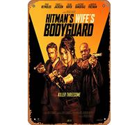 Zuhhgii Hitman's Wife's Bodyguard (Ryan Reynolds,Samuel L. Jackson) Movie Poster Tin Sign Film Movie Cinema Theater 8x12 inches Vintage Metal Tin Sign for Home Bar Pub Garage Decor Gifts