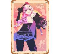 Zuhhgii Honkai Impact Kiana Impact Class Game Role Game Poster Anime Game Art Deco Tin Sign - 8 x 12 inches