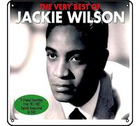 Zuhhgii Jackie Wilson - The Very Best Of Jackie Wilson Metal Signs Vintage Rock Music Wall Decor Man Cave Tin Sign Gym Pool Bar Bathroom Yard Garage Pub Plaque Poster Wall Art Sign 12x12 Inch