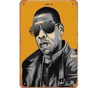 Zuhhgii Jay Z Pop Art 12 Funny Vintage Tin Sign Wall Anime Cartoon Poster Retro Iron Painting Metal Plaque for Bar Cafe Garage Home Gift Birthday Wedding 12x8 inch.