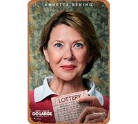 Zuhhgii Jerry And Marge Go Large (Annette Bening,Marge) Movie Poster Tin Sign Movie Cinema Theater 8x12 inches - Vintage Film Music Metal Tin Sign for Home Bar Pub Garage Decor Gifts