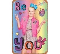 Zuhhgii JoJo Siwa - Be You Metal Tin Sign Retro Style Wall Plaque Decoration Metal Sign 8x12 inch