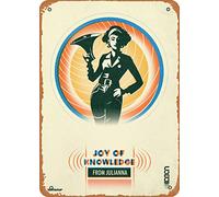 Zuhhgii Joy of Knowledge Deathloop Visionary Game Role Game Poster Anime Game Art Deco Tin Sign - 8 x 12 inches