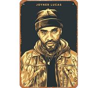 Zuhhgii Joyner Lucas Pop Art 8 Funny Vintage Tin Sign Wall Anime Cartoon Poster Retro Iron Painting Metal Plaque for Bar Cafe Garage Home Gift Birthday Wedding 12x8 inch.