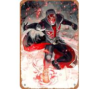Zuhhgii Kamen Rider Series, Kamen Rider Wizard, Kamen Rider, Bodysuit - 8 X 12 Inch Retro Tin Sign