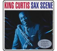 Zuhhgii King Curtis - Sax Scene Metal Signs Vintage Rock Music Wall Decor Man Cave Tin Sign Gym Pool Bar Bathroom Yard Garage Pub Plaque Poster Wall Art Sign 12x12 Inch