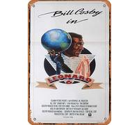 Zuhhgii LEONARD PART 6 Original Daybill Movie poster Bill Cosby Tom Courtenay Moses Gunn Vintage Tin Sign,Retro of Classic Old Film Poster Metal Sign TV Bar Karaoke Man Cave Wall Decor 8x12 Inches.