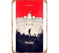 Zuhhgii Les Miserables Vintage Metal Sign Look Kitchen Signs Wall Decor Bar Cafe Garage Home Funny Tin Art Plaques Gift Tin Signs 8x12 Inch