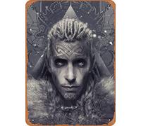 Zuhhgii Loki the Trickster God Norse Mythology Illustrated Game Role Game Poster Anime Game Art Deco Tin Sign - 8 x 12 inches