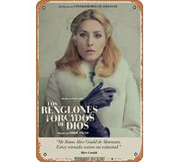 Zuhhgii Los Renglones Torcidos De Dios (Barbara Lennie,Alice Gould) Movie Poster Tin Sign Film Movie Cinema Theater 8x12 inches - Vintage Metal Tin Sign for Home Bar Pub Garage Decor Gifts
