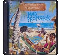 Zuhhgii Mad Professor - A Caribbean Taste Of Technology Metal Signs Vintage Rock Music Wall Decor Man Cave Tin Sign Gym Pool Bar Bathroom Yard Garage Pub Plaque Poster Wall Art Sign 12x12 Inch