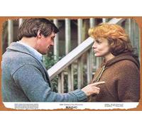 Zuhhgii MAGIC Lobby Card 7 Anthony Hopkins Ann-Margret Burgess Meredith Vintage Tin Sign,Retro of Classic Old Film Poster Metal Sign TV Bar Karaoke Man Cave Wall Decor 8x12 Inches.