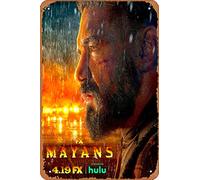 Zuhhgii Mayans M.c. (Clayton Cardenas,Angel Reyes) TV Show Poster Tin Sign Movie Cinema Theater 8x12 inches - Vintage Film Music Metal Tin Sign for Home Bar Pub Garage Decor Gifts