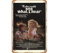 Zuhhgii Metal Sign Movie Poster If You Could See What I Hear (1982) Wall Art Decor Tin Sign - 8x12 inches