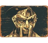 Zuhhgii MF Doom Pop Art 11 Funny Vintage Tin Sign Wall Anime Cartoon Poster Retro Iron Painting Metal Plaque for Bar Cafe Garage Home Gift Birthday Wedding 12x8 inch.
