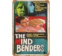 Zuhhgii Mind Benders,The 1963 Vintage Movie Poster Vintage Tin Sign,Retro of Classic Old Film Poster Metal Sign TV Bar Karaoke Man Cave Wall Decor 8x12 Inches.