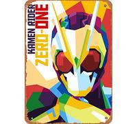 Zuhhgii Movie Classic Poster Metal Sign Kamen Rider Zero One Art Pop Art Wall Art Decor Tin Sign 8x12 inch