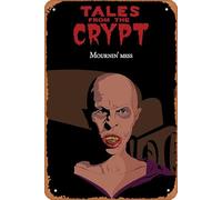 Zuhhgii Movie Poster Retro Tin Sign Tales from the Crypt Movie Poster Art Classic Film Television Posters Man Cave Gift Wall Art Decor 8x12inch Tin Sign.