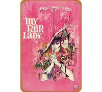 Zuhhgii My Fair Lady 1964 Vintage Movie Poster Vintage Tin Sign,Retro of Classic Old Film Poster Metal Sign TV Bar Karaoke Man Cave Wall Decor 8x12 Inches.
