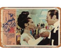 Zuhhgii My Fair Lady Movie Poster Retro Film Tin Sign Cafe Restaurant Home Wall Retro Club Restaurant Man Cave Gift Vintage Metal Sign 12x8 inch.