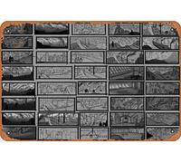 Zuhhgii New Crobuzon & Ship Thumbnails Magic and Fantasy Cities and Architecture Concept Art Metal Tin Sign - 8x12 Vintage Look Poster Wall Decor Plaque