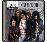 Zuhhgii New York Dolls - The Best Of New York Dolls: The Millennium Collection Metal Signs Vintage Rock Music Wall Decor Man Cave Tin Sign Gym Pool Bar Bathroom Yard Garage Pub Plaque Poster Wall Art
