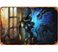 Zuhhgii Ori portrait, Year 5 Pop Culture Magic and Fantasy Metal Tin Sign - 8x12 Vintage Look Poster Wall Decor Plaque