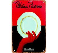 Zuhhgii Paloma Picasso Movie Poster Retro Film Tin Sign Cafe Restaurant Home Wall Retro Club Restaurant Man Cave Gift Vintage Metal Sign 12x8 inch.