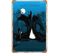 Zuhhgii Pan's Labyrinth Retro Metal Sign Vintage Kitchen Garage Man Cave Wall Decor Funny Gift Bar Decorations Art Poster Tin Sign 8x12 Inch.