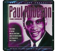 Zuhhgii Paul Robeson - The Great Paul Robeson Metal Signs Vintage Rock Music Wall Decor Man Cave Tin Sign Gym Pool Bar Bathroom Yard Garage Pub Plaque Poster Wall Art Sign 12x12 Inch