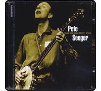 Zuhhgii Pete Seeger - Round And Round Hitler's Grave Metal Signs Vintage Rock Music Wall Decor Man Cave Tin Sign Gym Pool Bar Bathroom Yard Garage Pub Plaque Poster Wall Art Sign 12x12 Inch