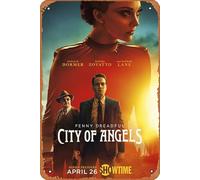 Zuhhgii Poster Metal Wall Tin Sign Penny Dreadful: City of Angels Celebrity Poster TV Movie Poster Retro Gift Karaoke Man Cave Bars Cafes Decor Vintage Art Decorations Metal Signs8 x12