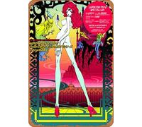 Zuhhgii Poster Movie Metal Tin Sign Lupin the Third: A Woman Called Fujiko Mine Celebrity Poster Film and Television Poster Retro Gift Karaoke Man Cave Bars Cafes Decor Vintage Art Decorations Metal
