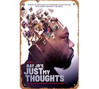 Zuhhgii Ray Jr's Just My Thoughts (Rent Due,Brittany Winegarner) Movie Poster Tin Sign Movie Cinema Theater 8x12 inches - Vintage Film Music Metal Tin Sign for Home Bar Pub Garage Decor Gifts