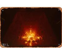 Zuhhgii Repressed Fears - DIWÀ Pop Culture Abstract and Surreal Nature and Landscapes Metal Tin Sign - 8x12 Vintage Look Poster Wall Decor Plaque