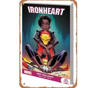 Zuhhgii Retro Anime Metal Tin - IRONHEART GN TP RIRI WILLIAMS - Cartoon Metal Tin Sign film Poster for Music Cafe Bar Restaurant Supermarket Shop Film Gifts 8x12 Inches Plaque.