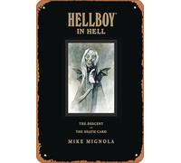Zuhhgii Retro Anime Tin signs - HELLBOY IN HELL LIBRARY EDITION HC - Cartoon Metal Sign film Poster for Music Cafe Bar Restaurant Supermarket Shop Film Gifts 8x12 Inches Plaque.