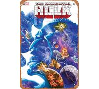 Zuhhgii Retro Anime Tin signs - IMMORTAL HULK #25 - Cartoon Metal Sign film Poster for Music Cafe Bar Restaurant Supermarket Shop Film Gifts 8x12 Inches Plaque.